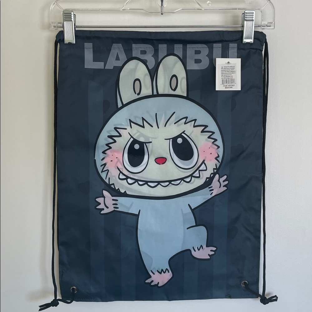 Labubu Drawstring Tote Bag NWT! - Picture 3 of 5